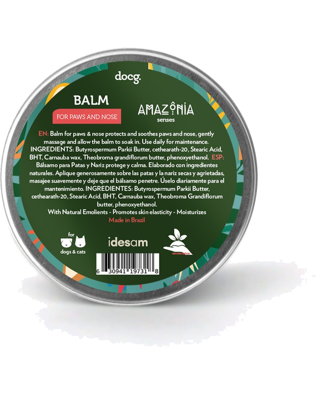 Amazonia Senses Bálsamo para Patas y Nariz