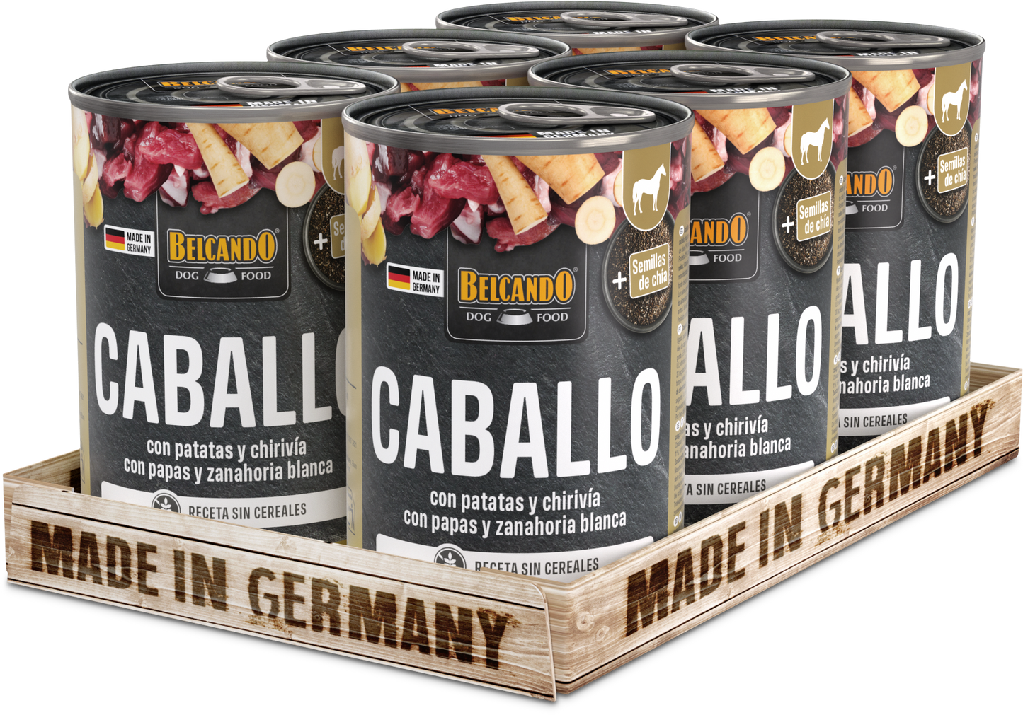 Lata para Perros Belcando Caballo 400 gr