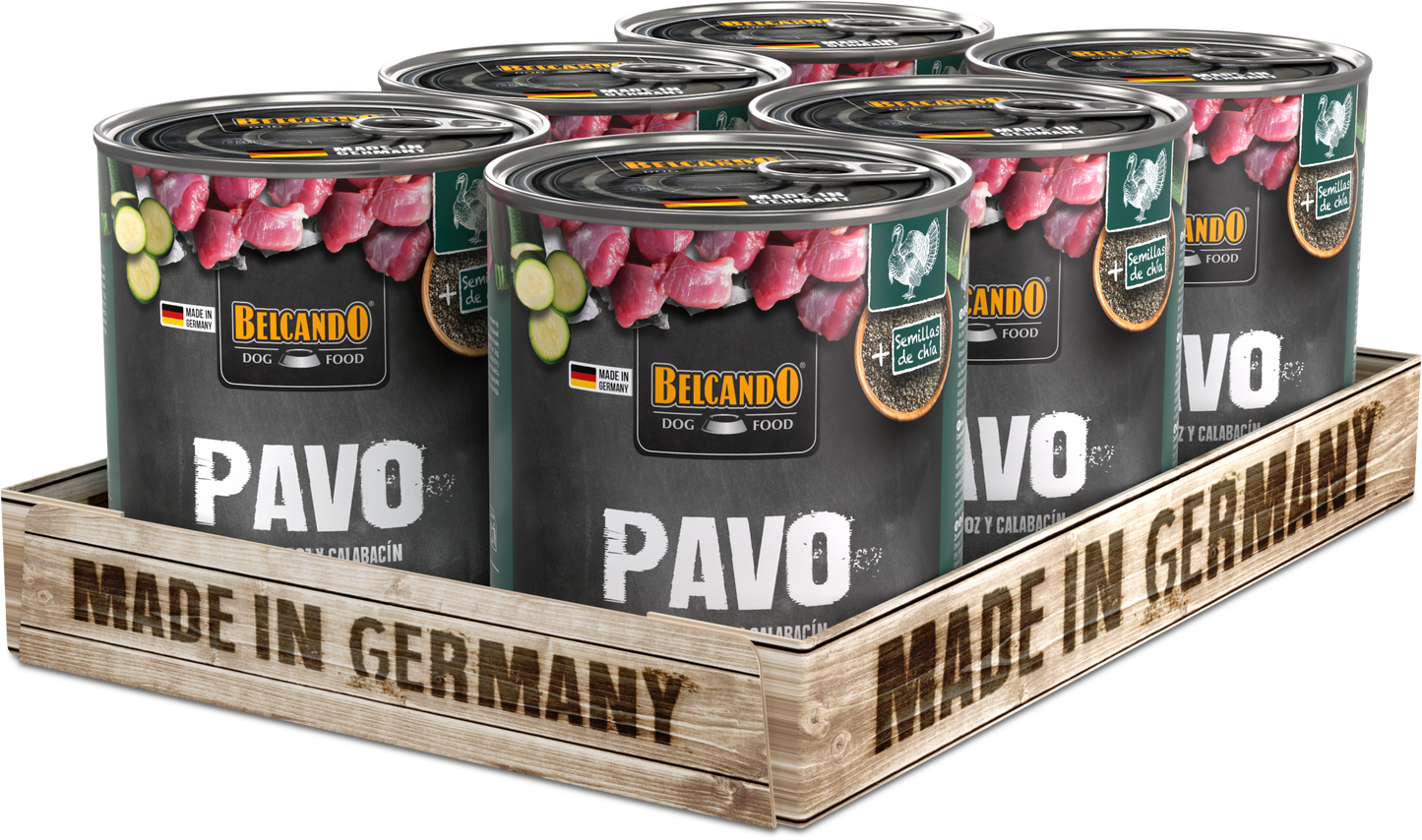 Lata para Perros Belcando Pavo 800 gr