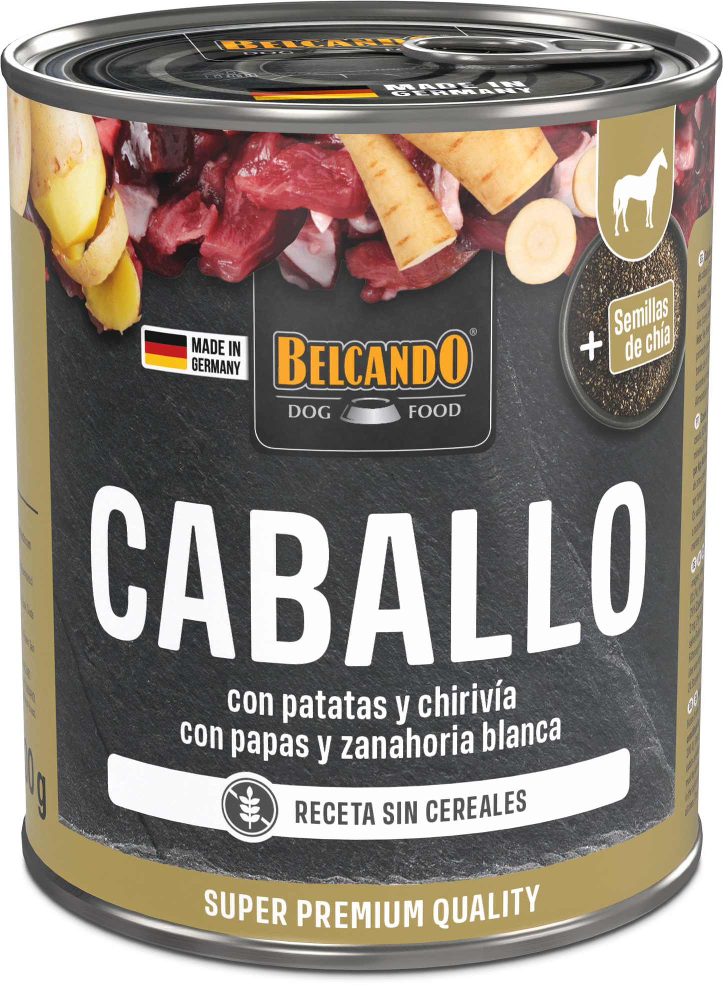 Lata para Perros Belcando Caballo 800 gr