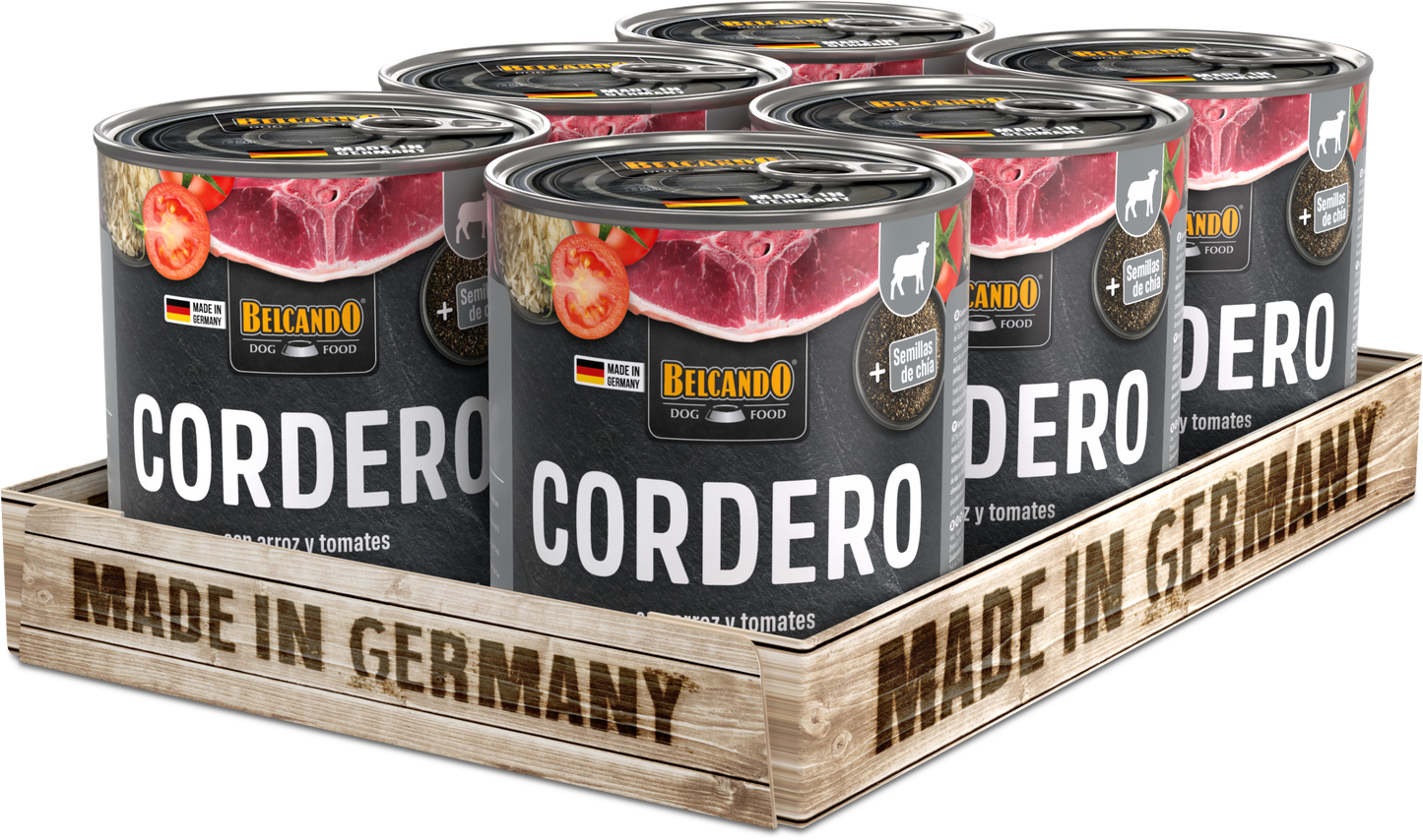 Lata para Perros Belcando Cordero 800 gr
