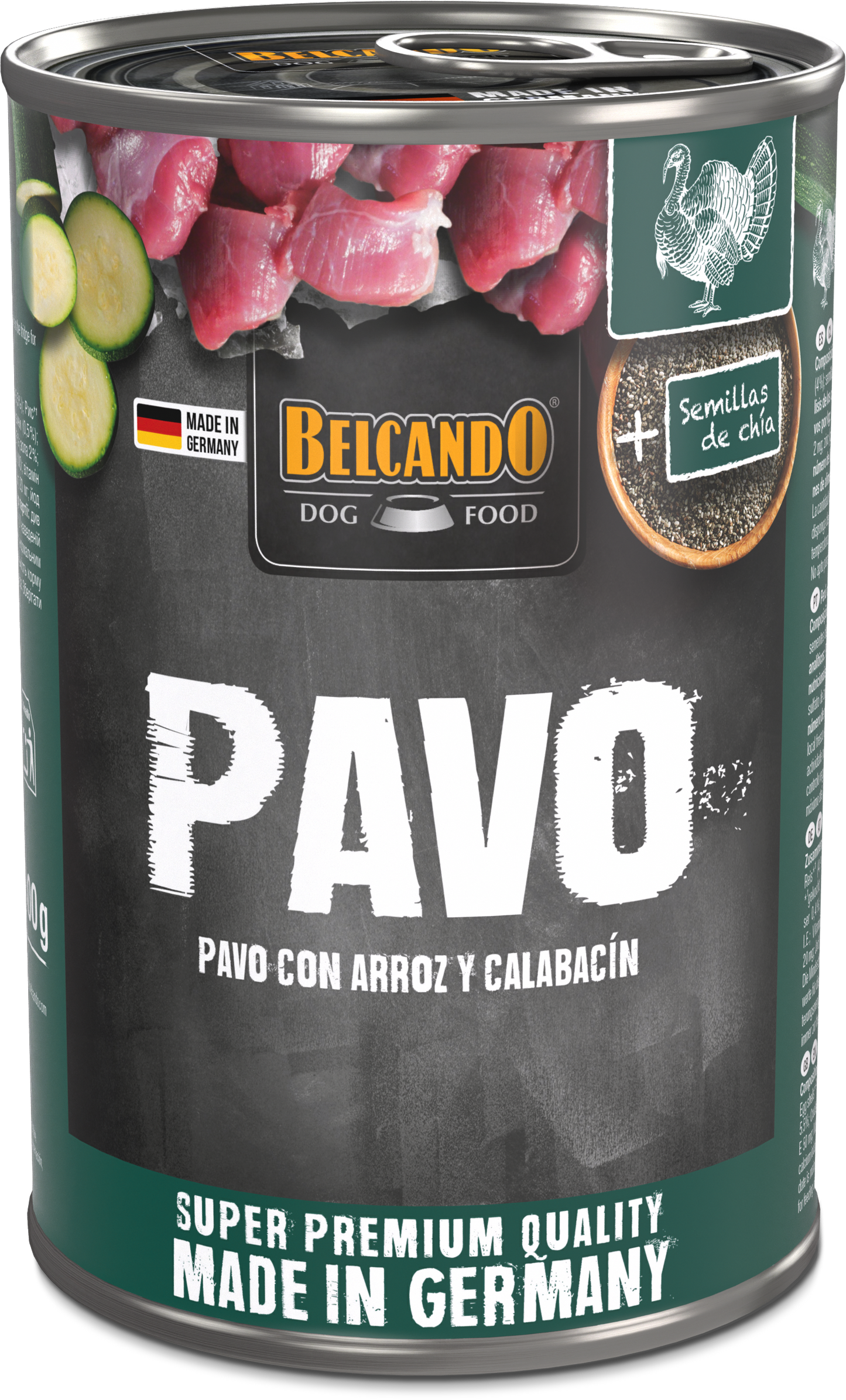 Lata para Perros Belcando Pavo 400 gr