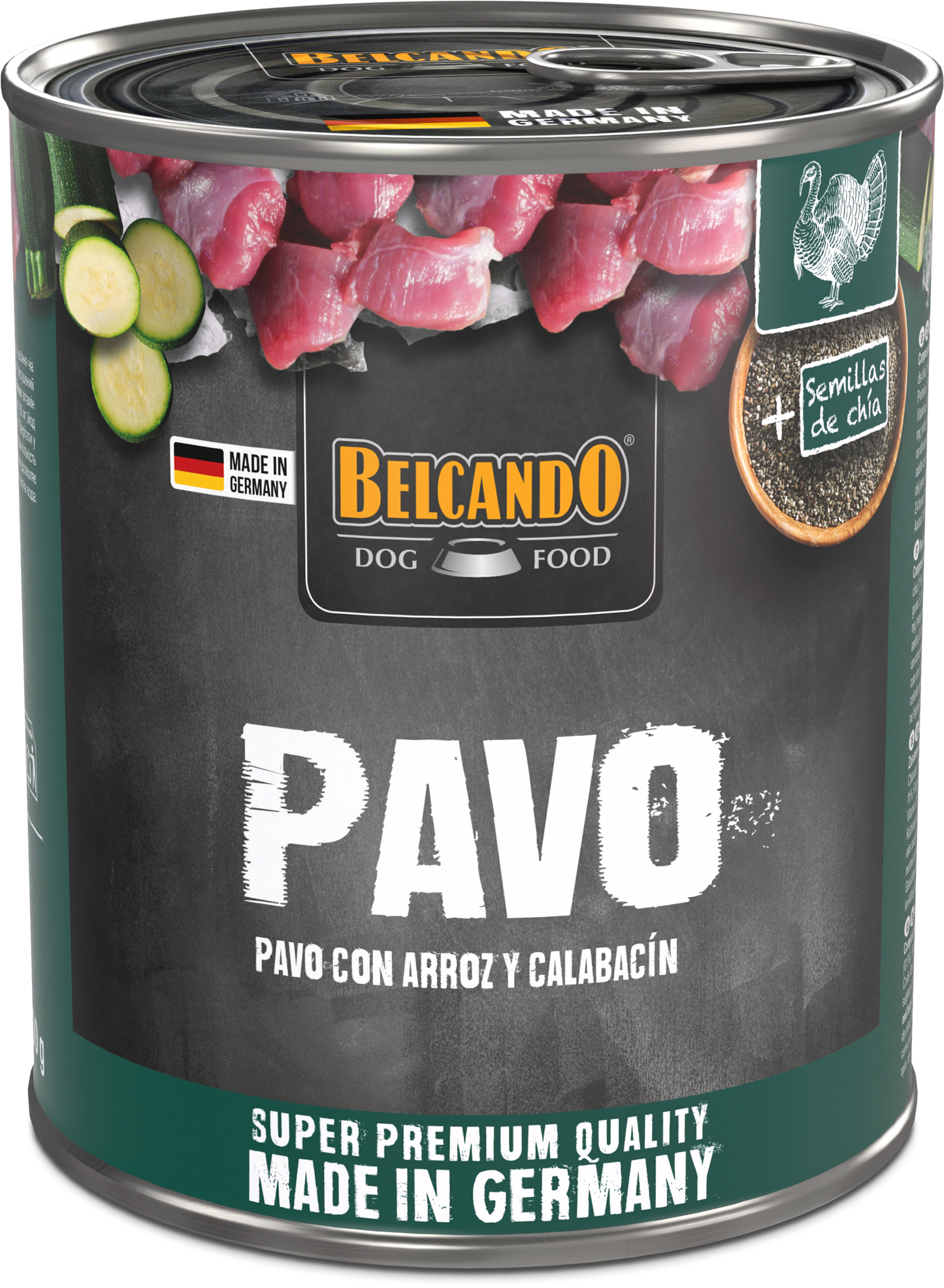 Lata para Perros Belcando Pavo 800 gr