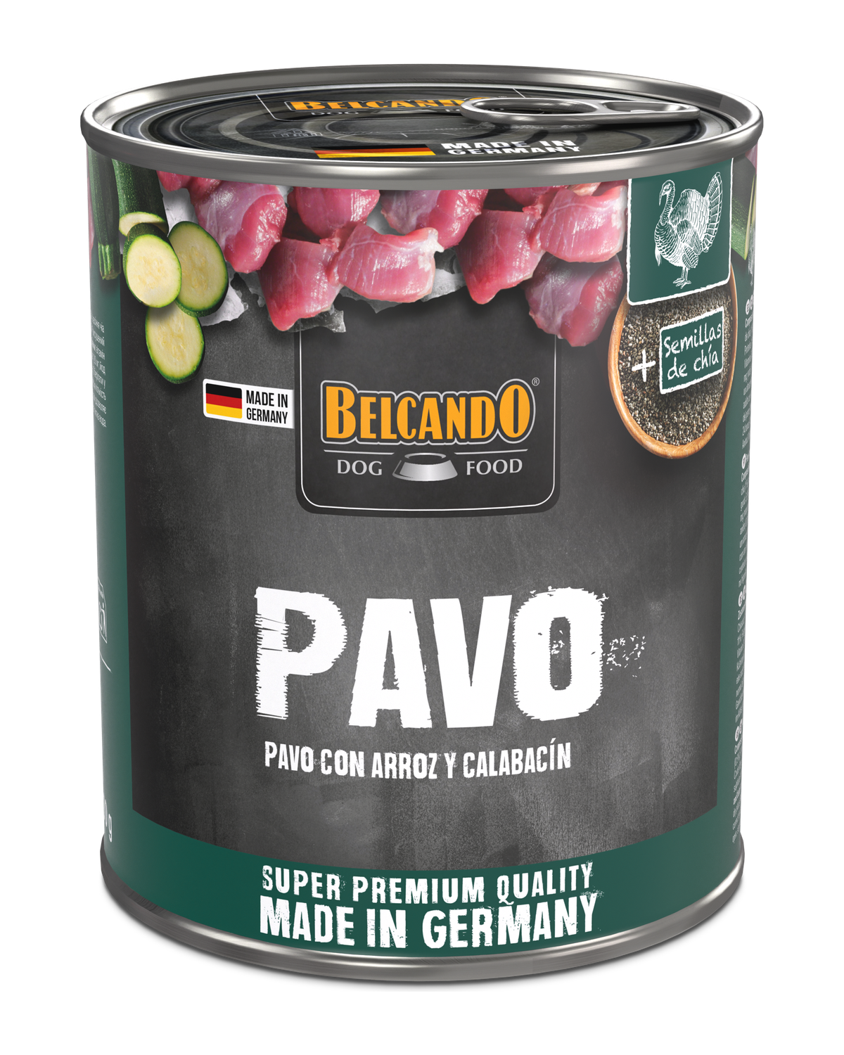 Lata Belcando Pavo 800 gr