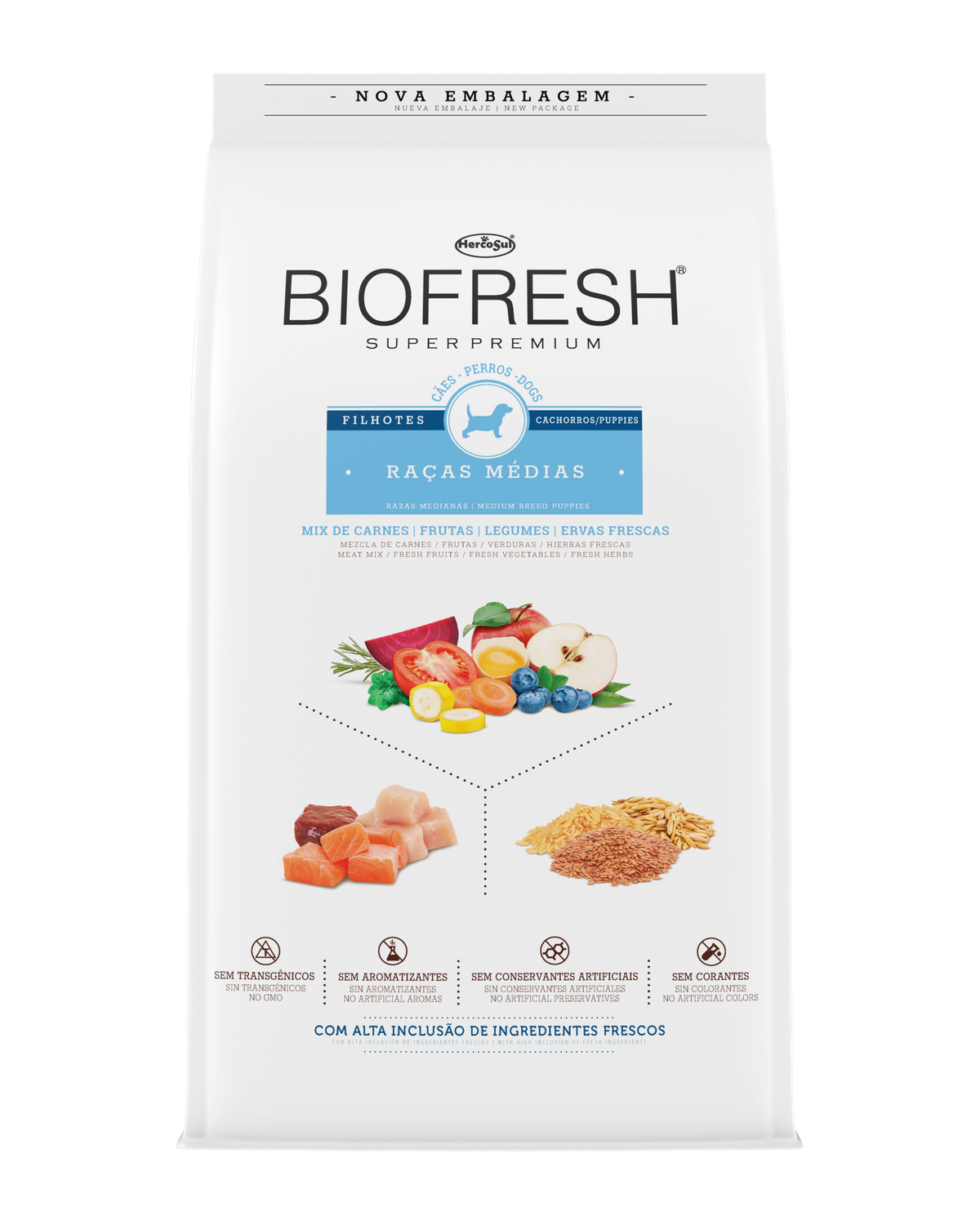 Biofresh Cachorros Razas Medianas 3 kg