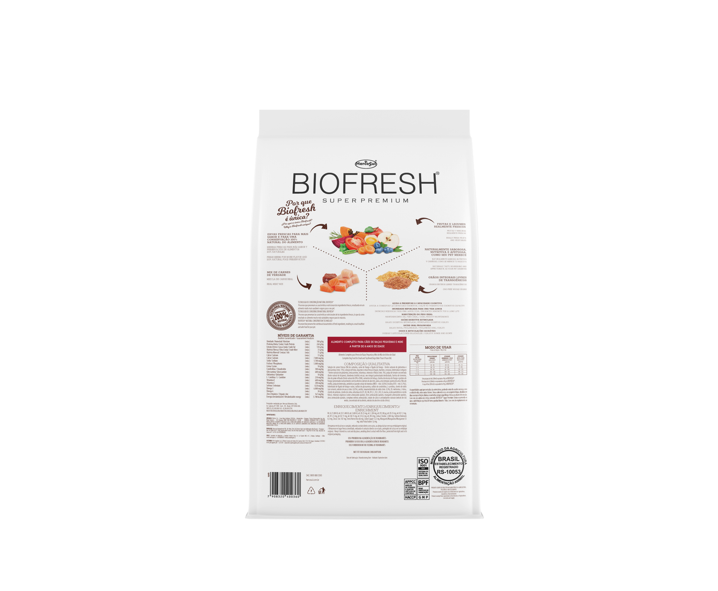 Biofresh Senior Razas Pequeñas y Mini 3 kg