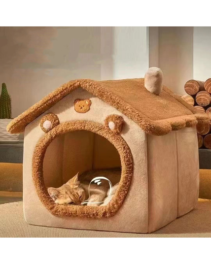Cama Casita para Mascota de 46 x 40 x 36 cm