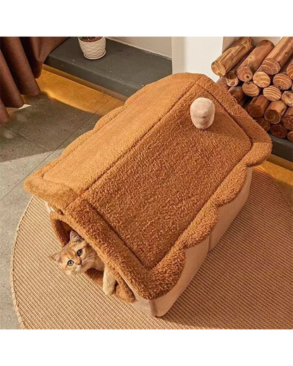 Cama Casita para Mascota de 46 x 40 x 36 cm