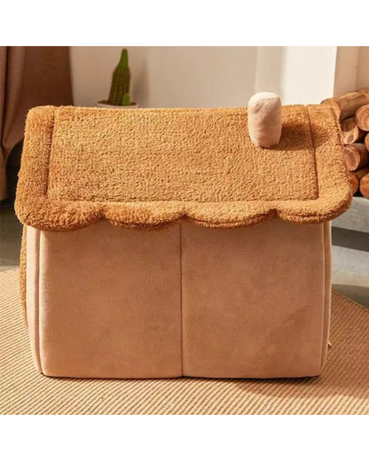 Cama Casita para Mascota de 46 x 40 x 36 cm