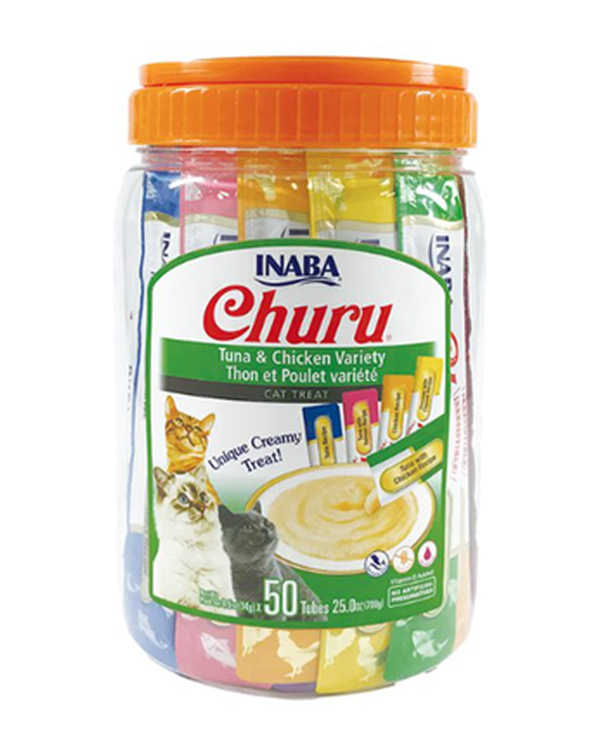 Churu Atún y Pollo Variedades (50 unidades)