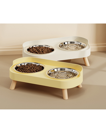 Comedero Doble Antiderrames 35 x 17 x 10 cm