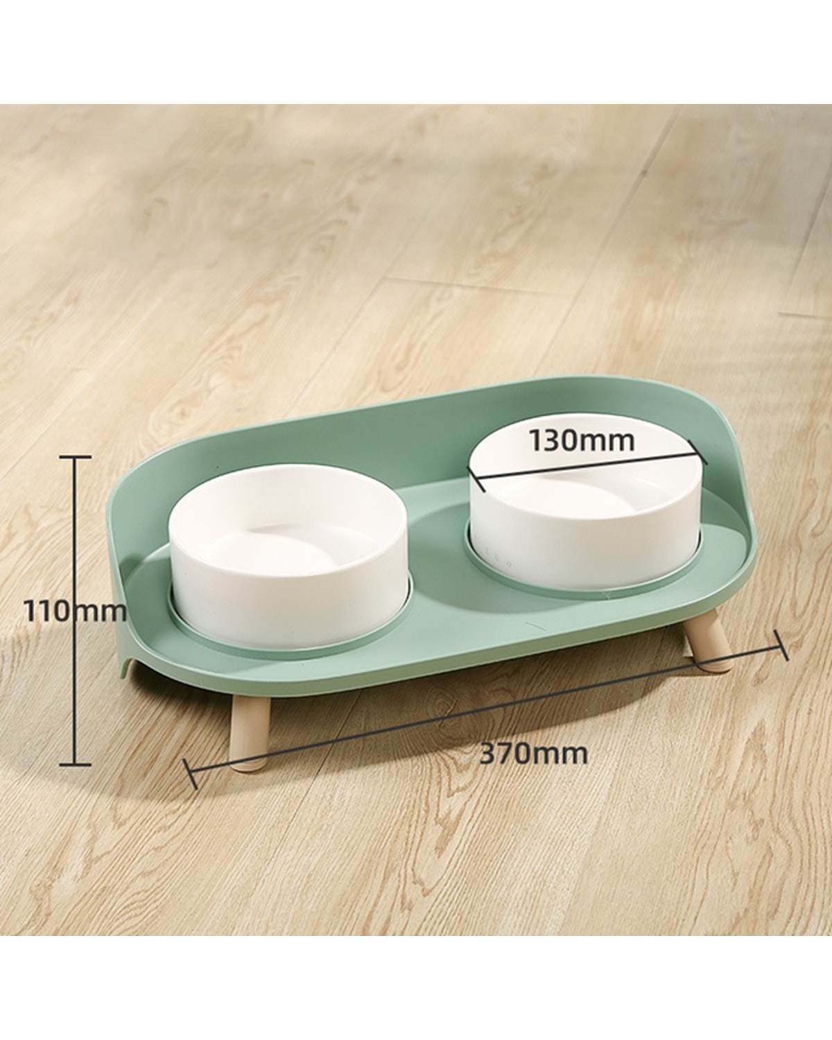 Cuenco para Mascotas con elevacion de 37 x 11 cm