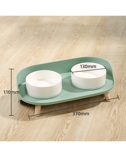 Cuenco para Mascotas con elevacion de 37 x 11 cm