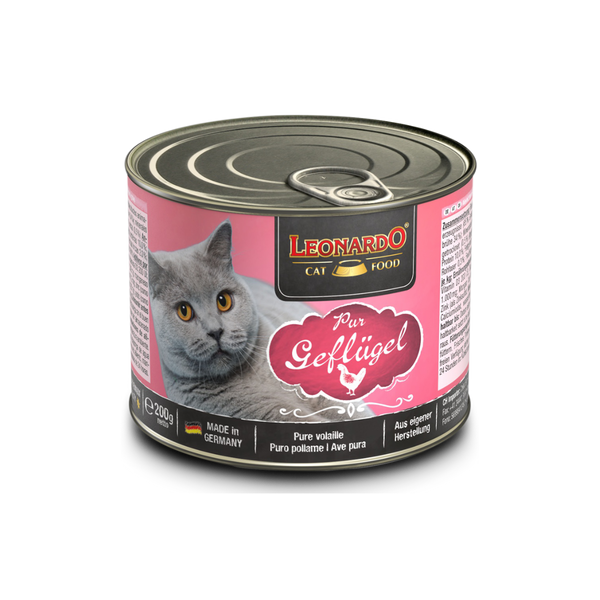 Lata QS para Gatos Leonardo Ave 200 gr