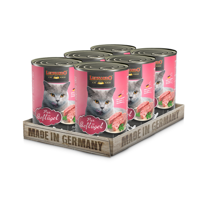 Lata QS para Gatos Leonardo Ave 400 gr