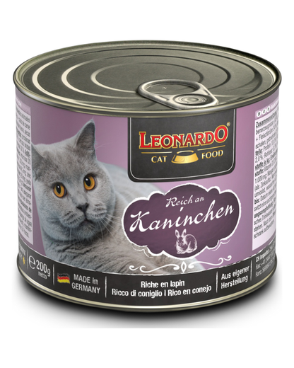 Lata QS Leonardo Conejo 200 gr