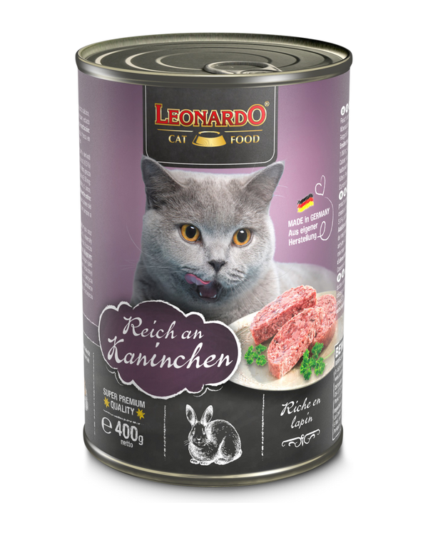 Lata QS Leonardo Conejo 400 gr