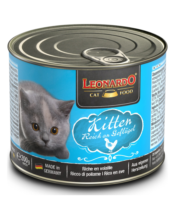Lata QS Leonardo Kitten 200 gr