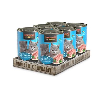 Lata QS para Gatos Leonardo Kitten 400 gr