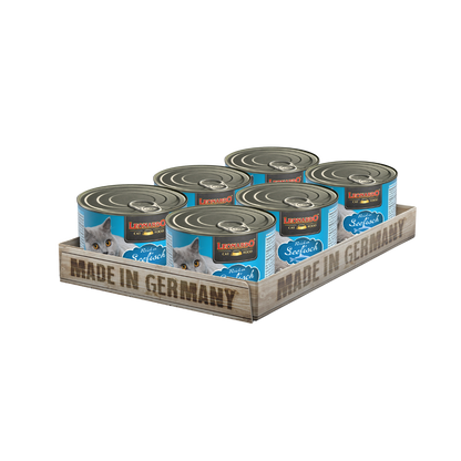 Lata QS para Gatos Leonardo Pescado 200 gr