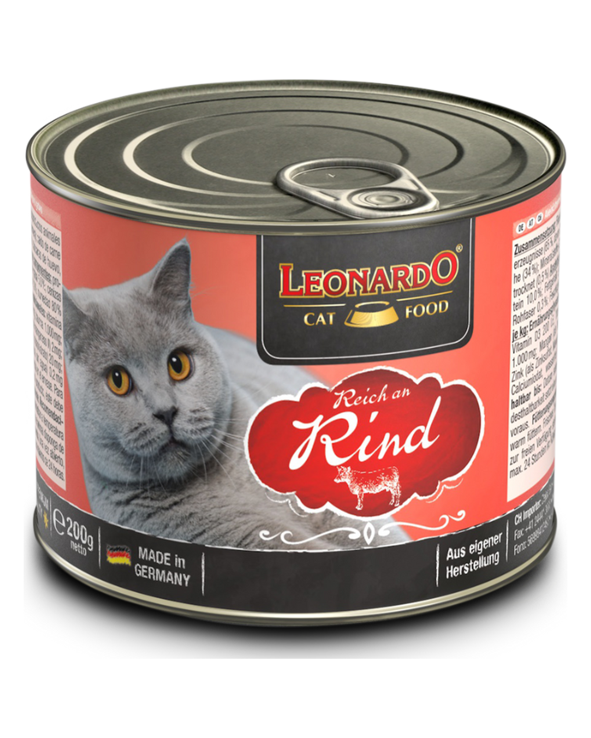 Lata QS Leonardo Ternera 200 gr