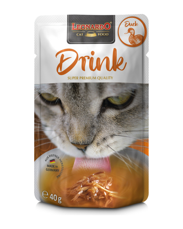 Leonardo Drink Pato para Gatos - 40 g