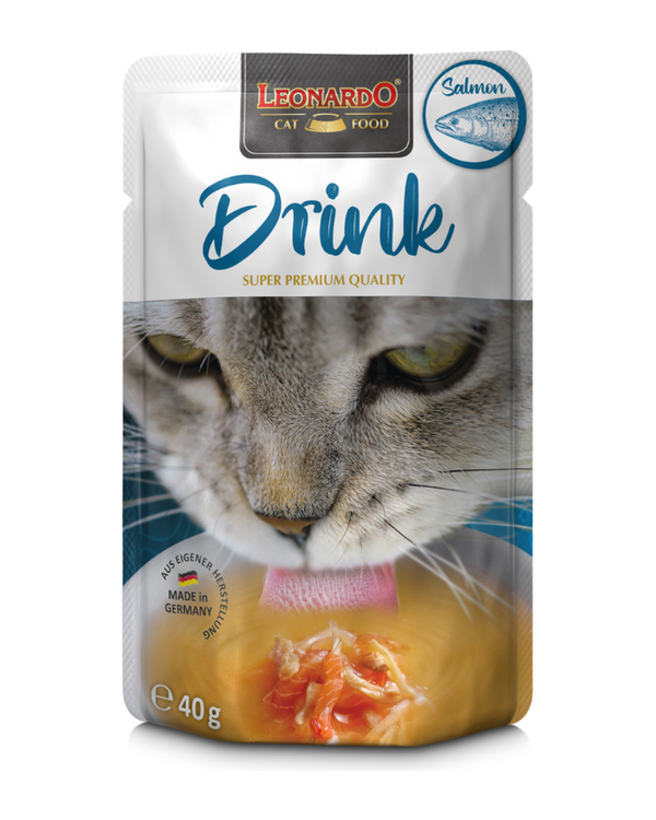 Leonardo Drink Salmón para Gatos - 40 g