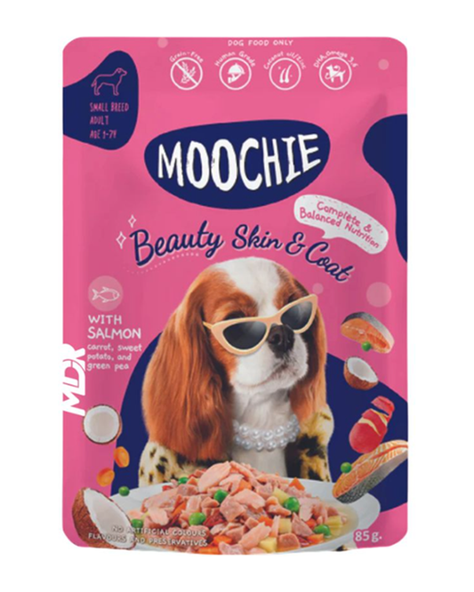 Moochie Dog Beauty Skin & Coat Adulto Salmón 85 g