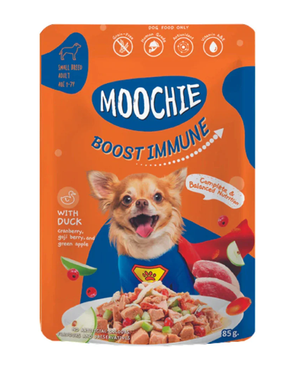 Moochie Dog Boost Immune Adulto Pato 85 g