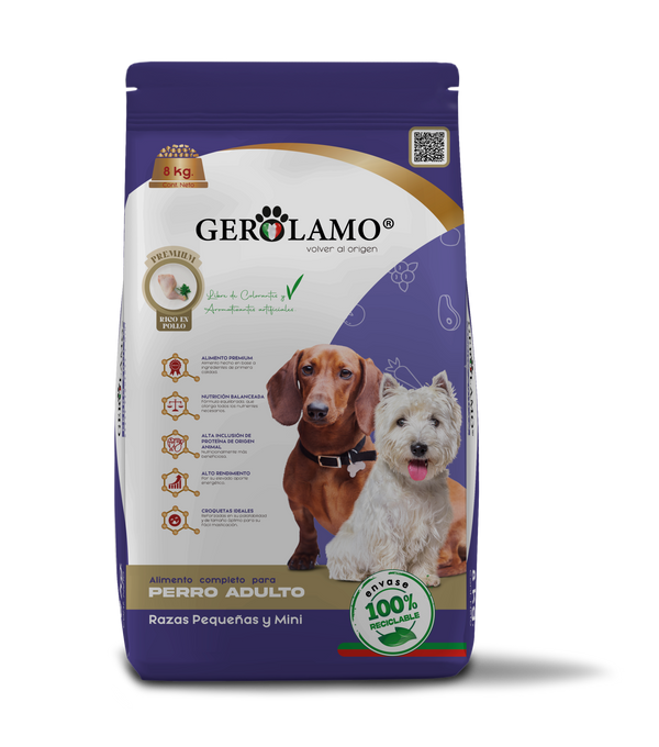 Gerólamo Adulto Razas Pequeñas y Mini 2,7 kg