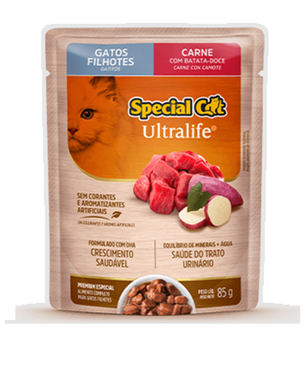Special Cat Húmedo Gatito Carne 85 g