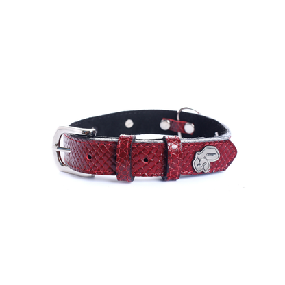 Street Dogs Collar Cuero 2.5cm Dark Red
