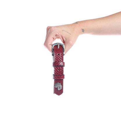 Street Dogs Collar Cuero 2.5cm Dark Red