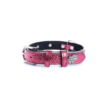 Street Dogs Collar Cuero 2.5cm Pink