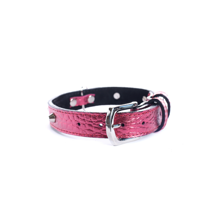 Street Dogs Collar Cuero 2.5cm Pink