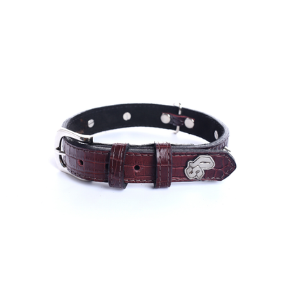Street Dogs Collar Cuero 2.5cm Red Wine