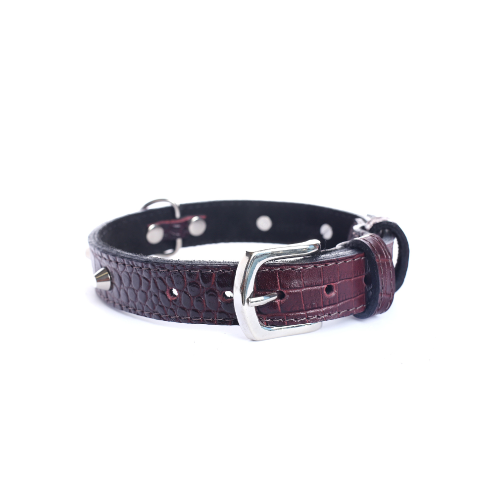 Street Dogs Collar Cuero 2.5cm Red Wine