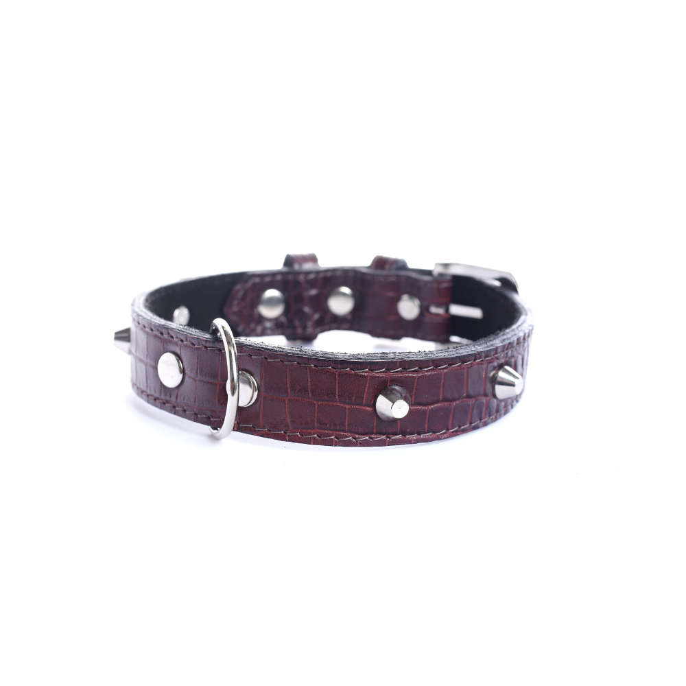 Street Dogs Collar Cuero 2.5cm Red Wine