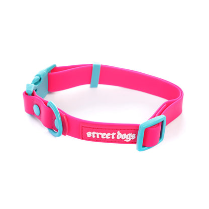 Street Dogs Collar PVC Pink
