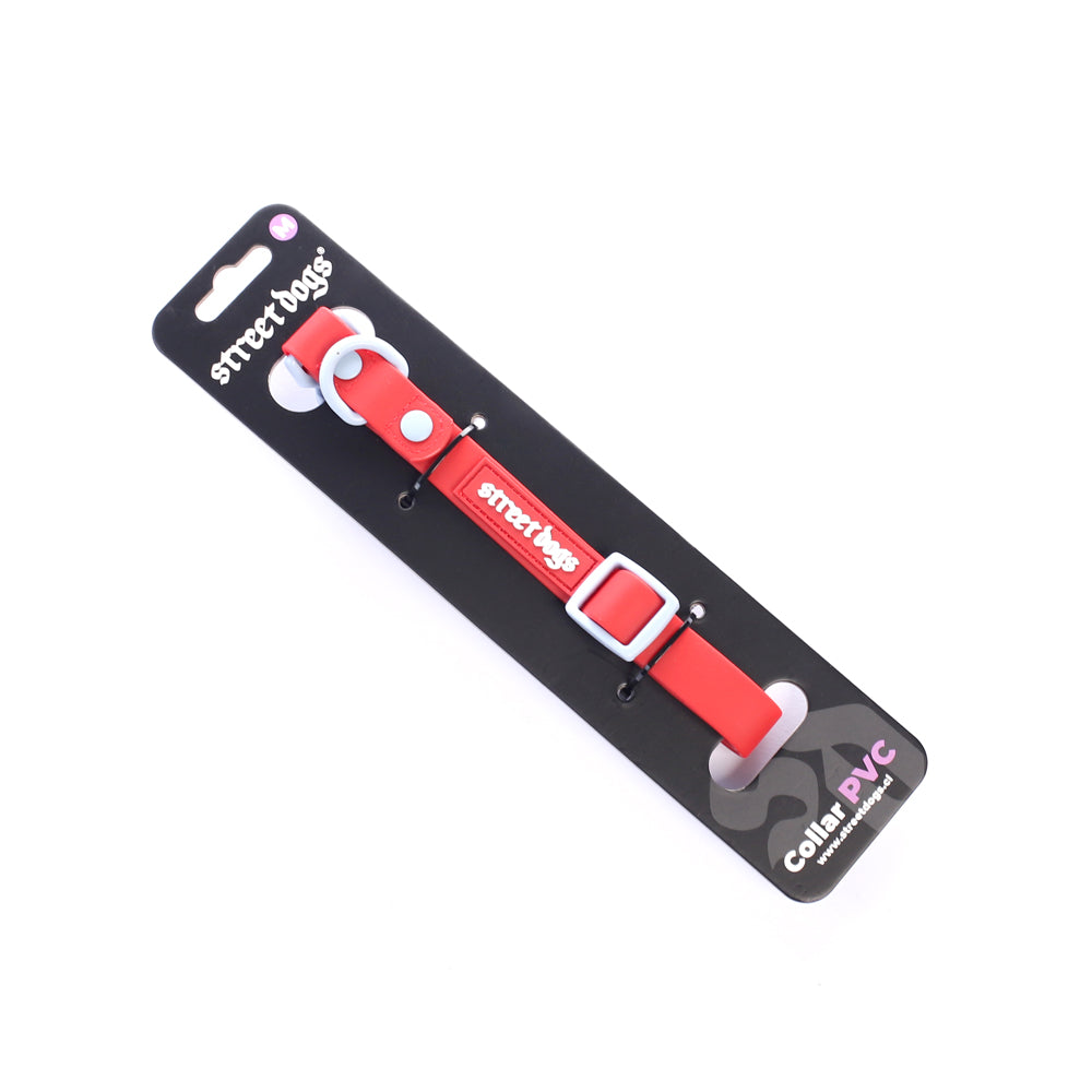 Street Dogs Collar PVC Red