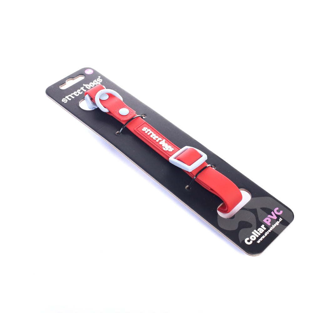 Street Dogs Collar PVC Red