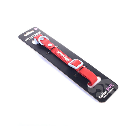 Street Dogs Collar PVC Red
