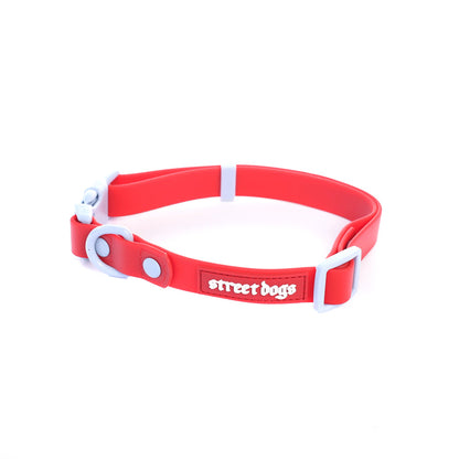 Street Dogs Collar PVC Red