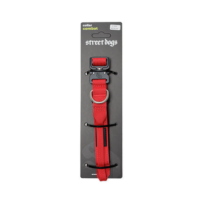 Street Dogs Collar Táctico 2.5cm Red