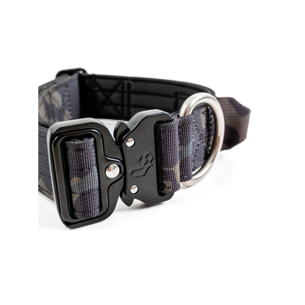 Street Dogs Collar Táctico 4cm Black Camo