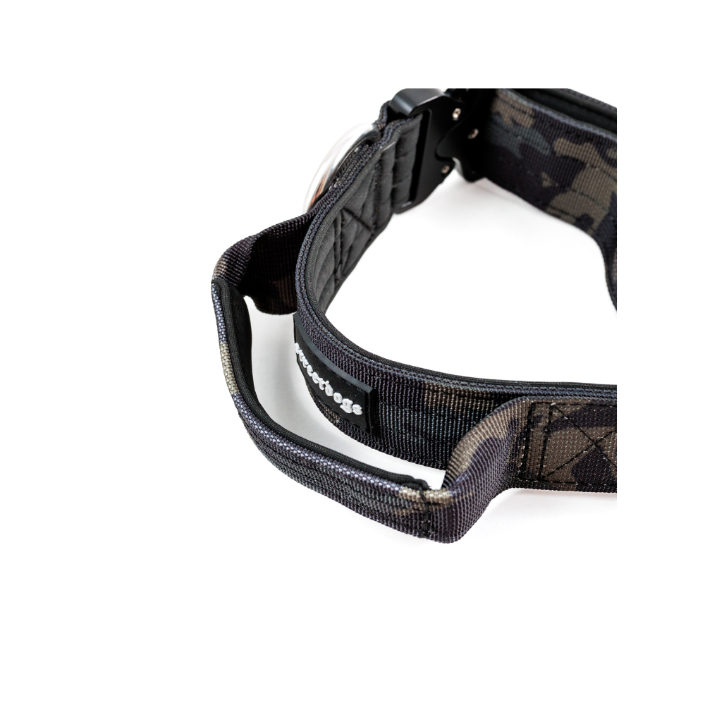Street Dogs Collar Táctico 4cm Black Camo