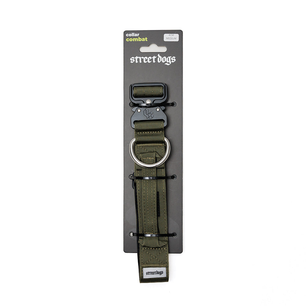 Street Dogs Collar Táctico 4cm Khaki