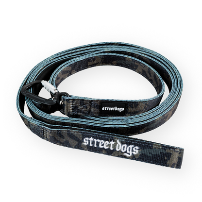 Street Dogs Correa Mosquetón Automático Black Camo 5m