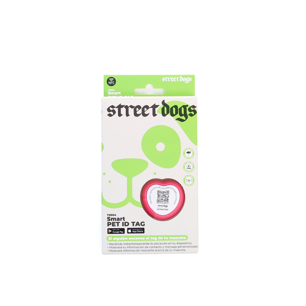Street Dogs Pet ID TN004 Rosado
