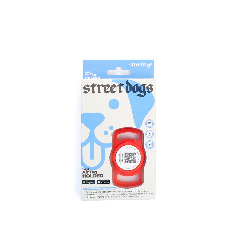 Street Dogs Pet ID TN005 Rojo